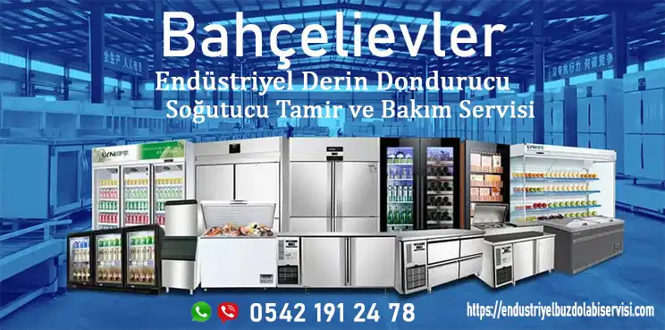 Bahçelievler endüstriyel derin dondurucu servisi