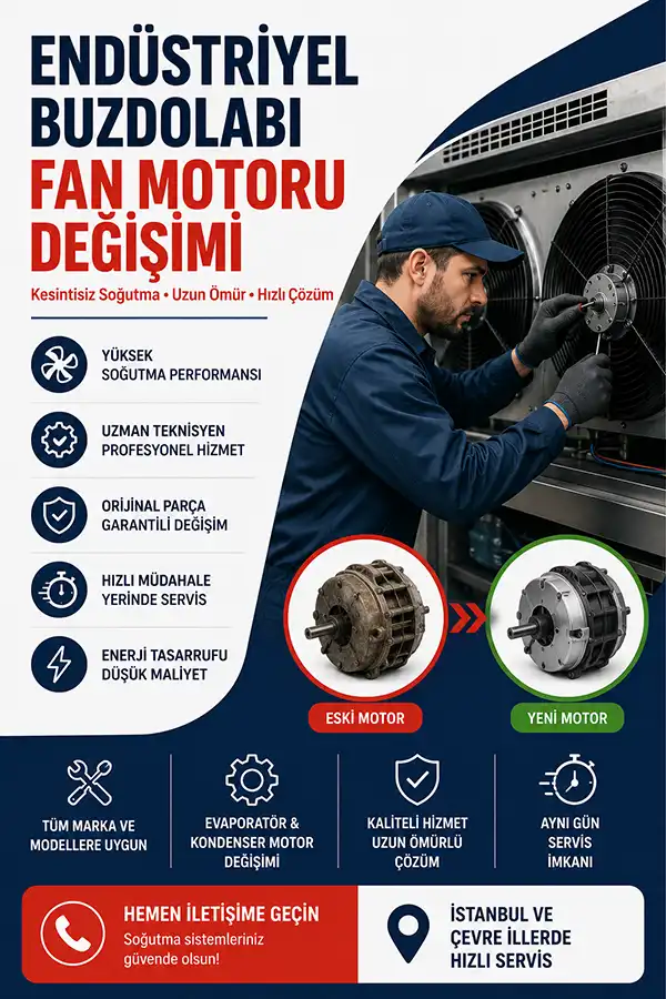 Buzdolabı Fan Motoru Değişimi
