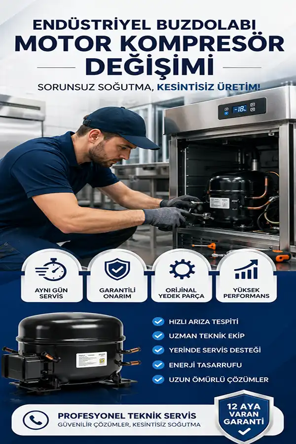 Buzdolabı Motor Kompresör Değişimi