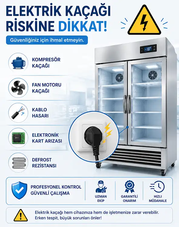 Endüstriyel Buzdolabı Elektrik Kaçağı Mı Yapıyor