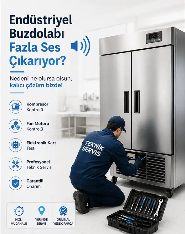 Endüstriyel Buzdolabı Fazla Ses Çıkarıyor