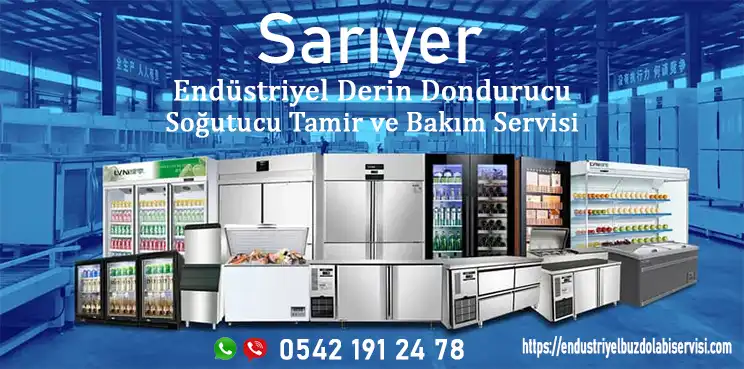 Sarıyer endüstriyel dikey buzdolabı servisi